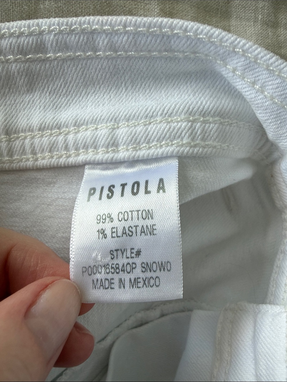 pistola White Ankle Crop Jeans - Picture 4 of 10